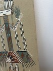 Vtg Fredrick Myerson Sand Painting Healing God Navajo Southwest Native Signed — photo 10