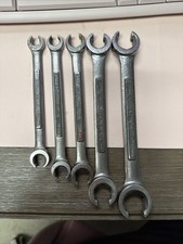 Vintage Craftsman Usa 5pc Metric Flare Nut Line Wrench Set Va- 9mm-21mm Vintage Craftsman Usa 5pc Metric Flare Nut Line Wrench Set Va- 9mm-21mm