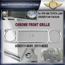 For 1979-1984 Toyota Land Cruiser Fj40 Fj45 Bj40 Chrome Front Grille 5311190301 For 1979-1984 Toyota Land Cruiser Fj40 Fj45 Bj40 Chrome Front Grille 5311190301