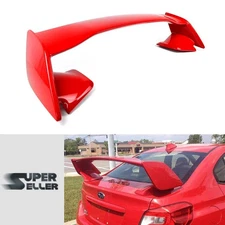 US 2021 Painted #C7P Fits Subaru WRX STI Type Rear Trunk Spoiler Wing ABS Sedan 