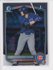2025 Bowman Chrome Draft #BDC21 Josiah Hartshorn 1st Bowman