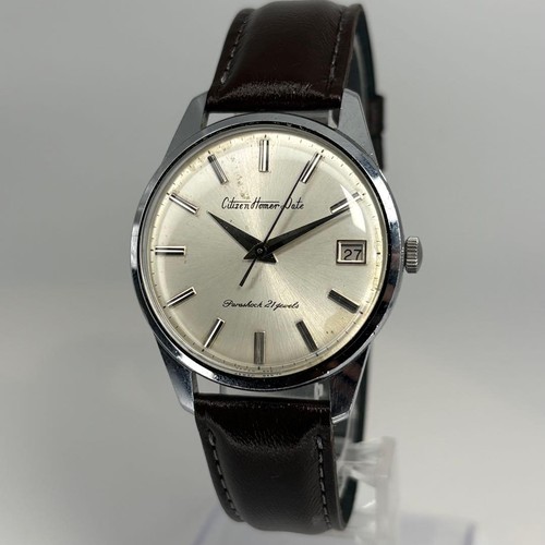 CITIZEN Homer Date 1960s Hand Wound Watch From Japan - Gem