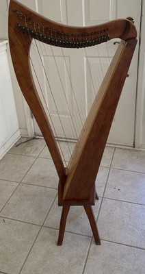VTG 2000 Dusty Strings FH26 26 String Harp Bubinga Wood Serial# 4872 Stmp 990206