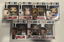 Funko Pop Vinyl: Star Wars LOT OF 7 - Han Solo, Chewbacca, Lando Damaged box 