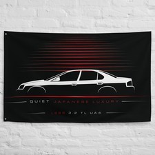 3.2 TL UA4 1999 Car Silhouette Flag 3x5 ft Garage Banner Man Cave Wall Decor