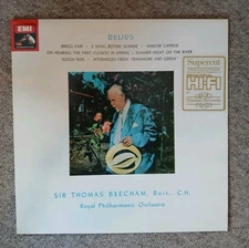 Delius/Beecham UK LP HMV ASD 357 NIMBUS SUPERCUT Vinyl LP STUNNING CONDITION NM
