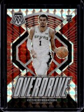 2023-24 Panini Mosaic Victor Wembanyama Overdrive RC Rookie #16 Spurs