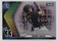 2022 Bowman Chrome Bowman Scouts Top 100 Henry Davis #BTP-33 09j5