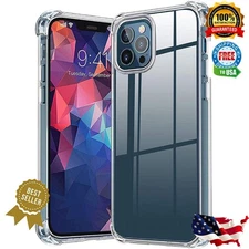 For iPhone 12 Pro Max Clear Case 3HRating Scratch Resistant Cover