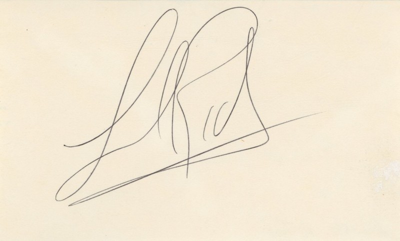 Lionel Richie- Signed Index Card