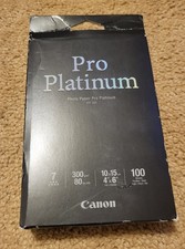 Canon Photo Paper Pro Platinum, 4 x 6 Inches, 100 Sheets