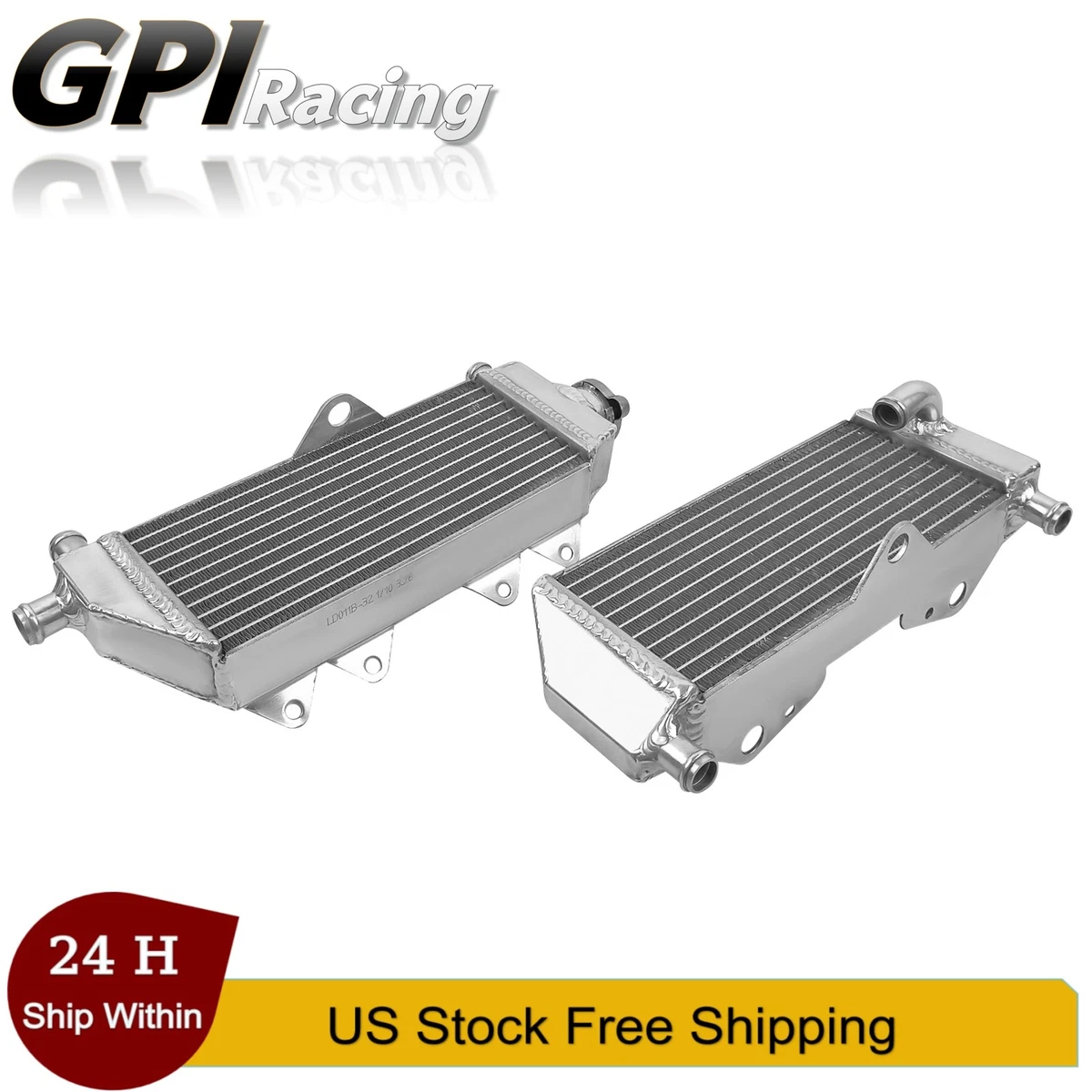 GPI Racing Motorcycle Radiators for Yamaha YZ250 for sale | eBay