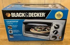 Black & Decker Countertop Oven Toaster Bake Broil Large Capacity TRO480BS NOB