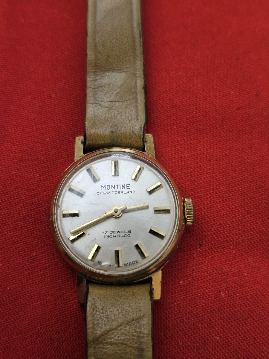 Vtg Montine Of Switzerland Ladies Watch Not Running | eBay
