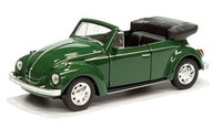 Welly Volkswagen KäFer Cabrio GrüN MaßStab 1:34 1:39 4,5 Zoll Diecast Auto