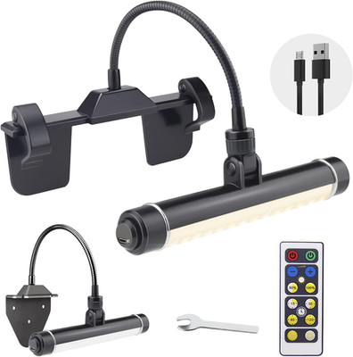 HONWELL Bilderleuchte Batterie LED Wandleuchte Mit Fernbedienung 360° Schwenkarm