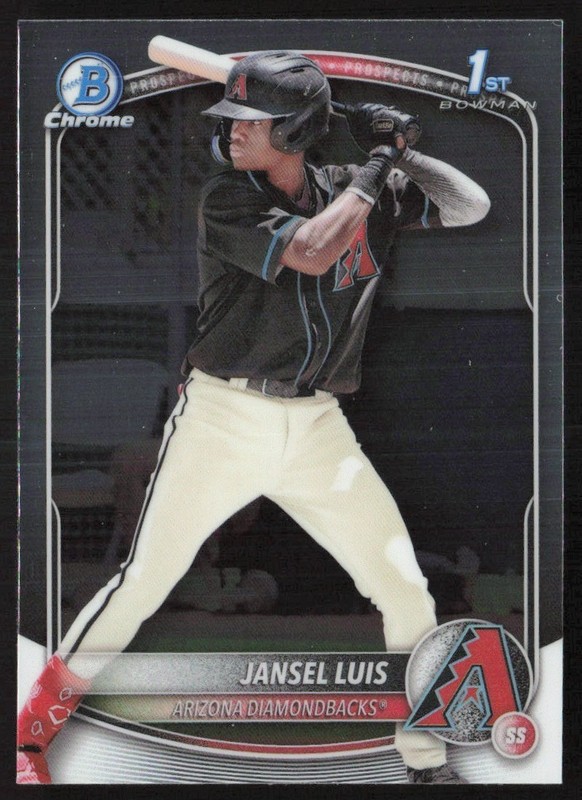 2025 Bowman Chrome Prospects Jansel Luis #BCP-84 GS1-10