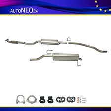 Auspuffanlage ab Kat Opel Corsa D / Corsa D Van 1.0 ab. Bj. 2006, Auspuff