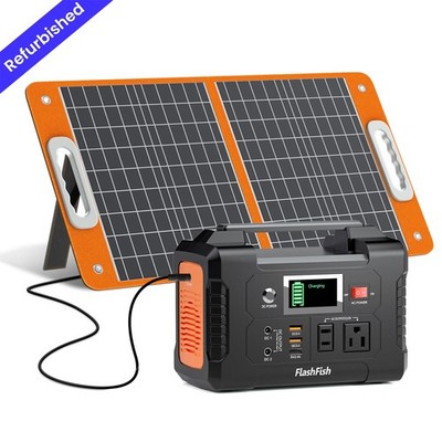FlashFish E200 Portable Power Station 200W 151Wh Optional With 60W Solar Panel