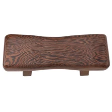 Wooden Cervical Pillow Ergonomic Arc Shape for Neck Relaxation and Sleep