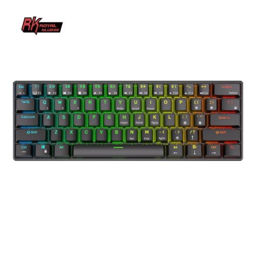 Tastiera meccanica 61 tasti RK ROYAL KLUDGE RK61 tastiera da gioco sostituibile a caldo - Foto 13 di 23