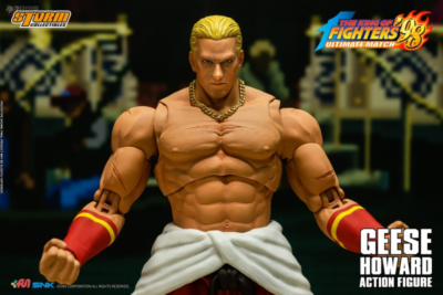 新品未開封　Geese Howard フィギュア K.O.C. 未開封2Pカラー New Storm Hot 1/12 KOF 98 GEESE HOWARD 6″ Action Figures