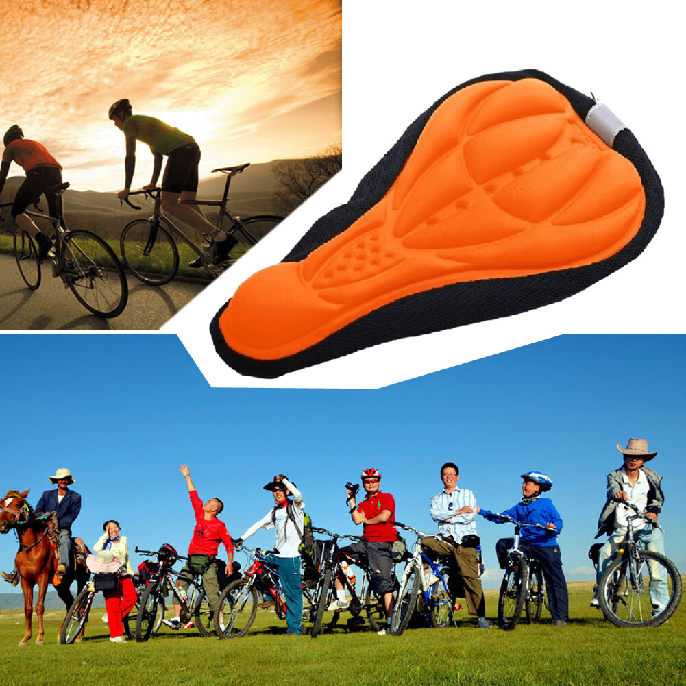 Bike Silicone Saddle Seat Cover Silica Gel Cushion Soft Pad Orange EBay bike-silicone-saddle-seat-cover-silica-gel-cushion-soft-pad-orange-ebay
