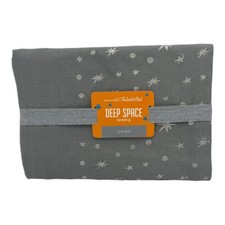 The Land of Nod Deep Space Crib Skirt Grey