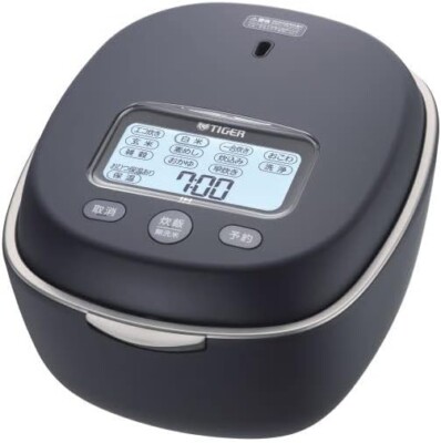 Tiger JPL-S100K Rice Cooker 5.5-cup Black Earthenware Pressure IH Type Used
