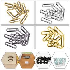 10mm - 40mm Oval Shaped Eyelets with Washer Leather Crafts Repair Brass Grommet