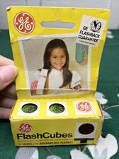 GE General Electric Vintage Camera FLASH CUBES Original Box 2 Cubes Unknown Co