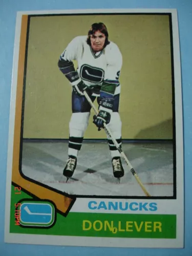 Authentic...1974-75 Topps "Vintage" Card # 94 Don Lever!  N/MT!