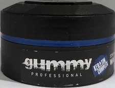 Gummy Professional Keratin Complex Hair Styling Wax, Hard Finish - EXP: 09/26