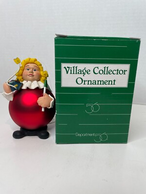 Dept 56 Village Collector Ornament Green Box