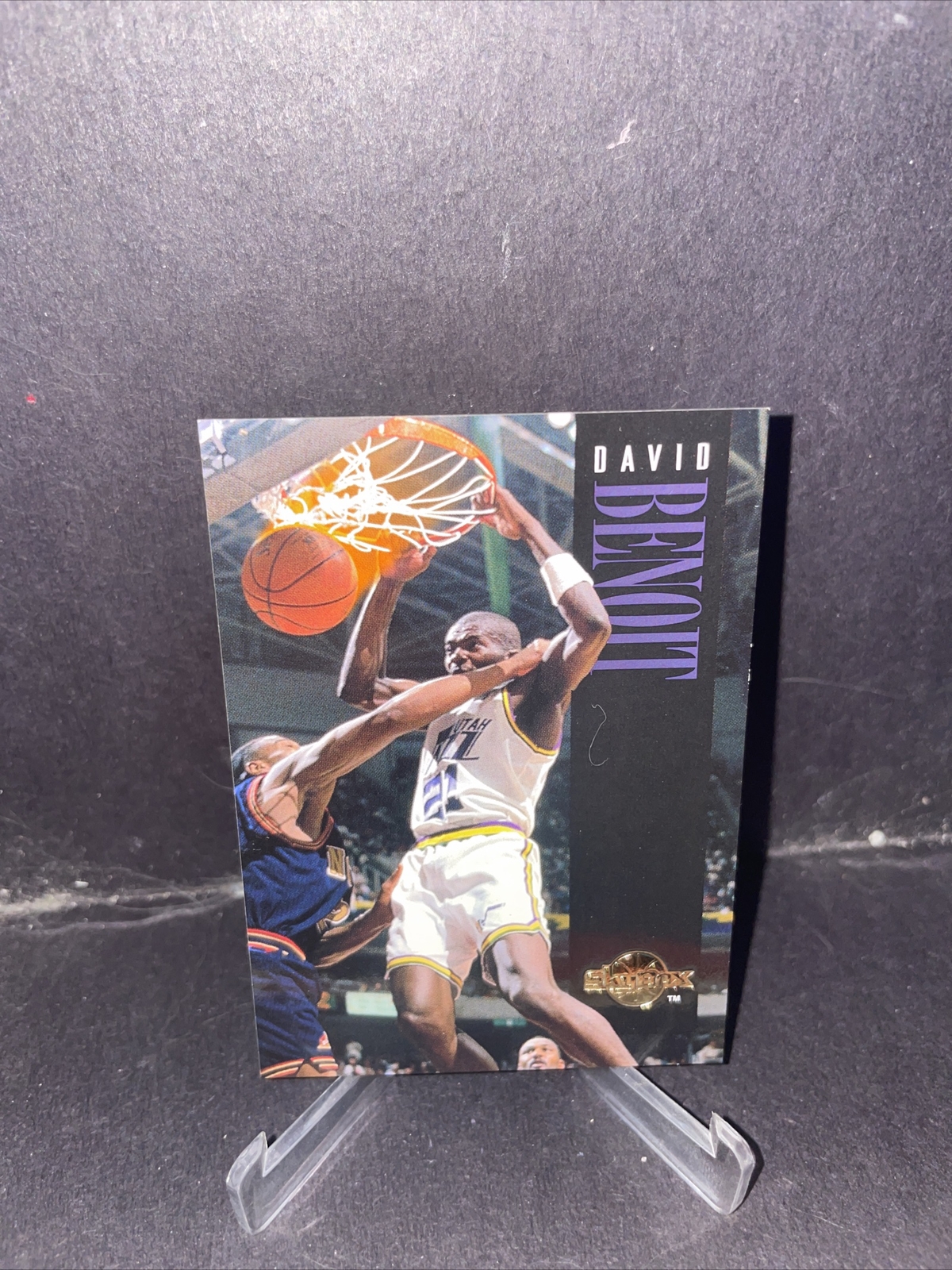 1994-95 SkyBox Premium Utah Jazz Basketball Card #161 David Benoit
