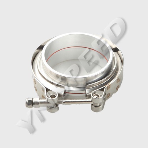 2.5" Inch 63.5mm Aluminum Flange VBand Vband clamp kit Turbo