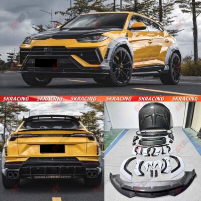 Dry Carbon Fiber Bodykit Front Rear Lip Flare Wheel Arch For Lamborghini URUS S