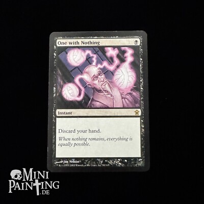 One with Nothing Magic Mtg