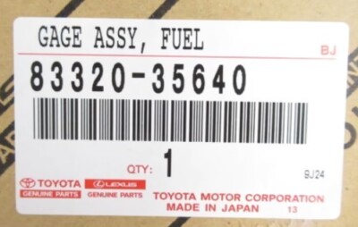 TOYOTA FJ CRUISER GSJ1# 07-14 Genuine Fuel Sender Gage Assy 83320