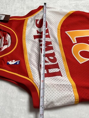 Maillot NBA Swingman Mitchell & Ness Dominique Wilkins Atlanta Hawks 1986-87 - Taille M - Rouge - Neuf
