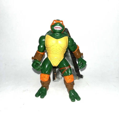 Vintage TMNT The Next Mutation Turtleflage Michelangelo Figure 1997