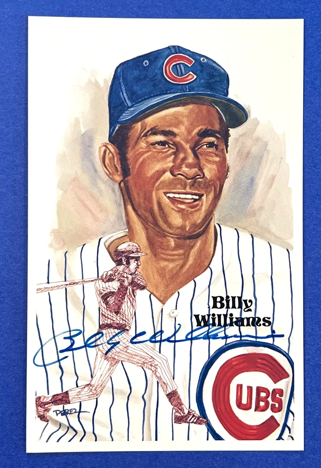 Billy Williams Signed Perez Steel Postcard #99 JSA CE77146 - Image 2 of 3