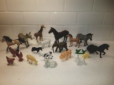 Lot Of 20 Vintage Non Vintage Rubber, Plastic Felt Animals