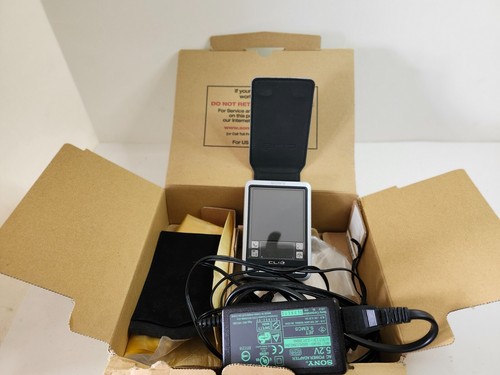 Original SONY Clie PEG-SJ22/U PALM OS USED WITH BOX & ACCESSORIES - Works!