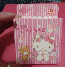 Sanrio Hello Kitty Boxed 200 Piece Sticker Rolls CUTE READ