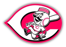 Cincinnati Reds MLB Baseball Symbol Car Bumper Sticker - 9'', 12'' or 14''