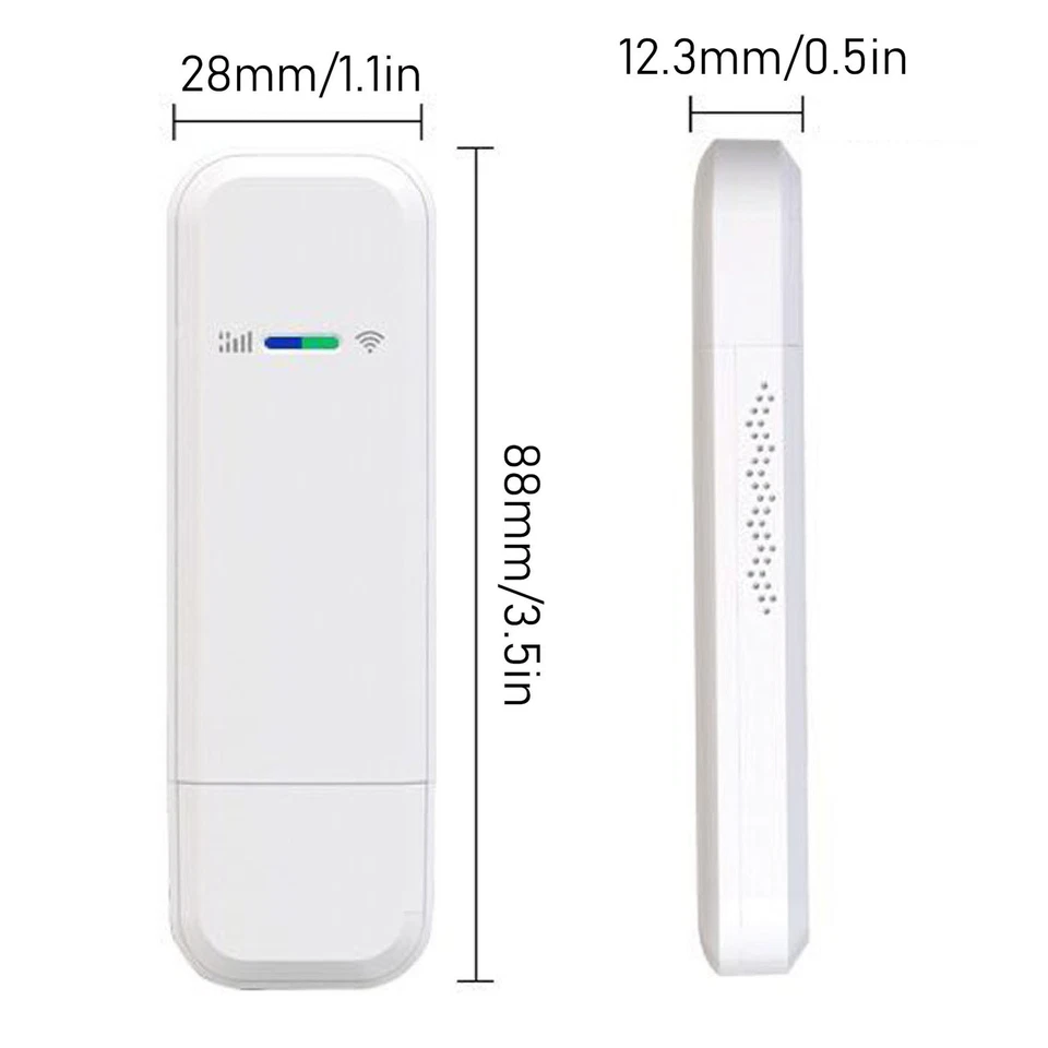 LDW931 4G LTE USB WiFi Modem With SIM Card Slot 10 Users Sharing 150Mbps Sup ZZ1 - Image 3 of 4
