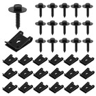 20 Sets M4.2 Universal Fender Liner Screws and U-Nut Kit, Automotive Body Screws