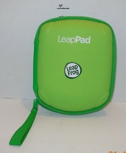 Leapfrog Leappad Handheld Game System Green Carrying Case