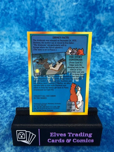 Disney Classics SINGLE Non-Sport Trading Card by Dynamic Marketing 1993 - Picture 174 of 326